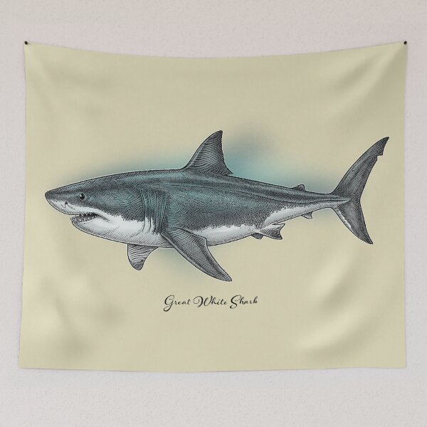 Item preview, Great White Shark designed and sold by Laughing Devil Tees.