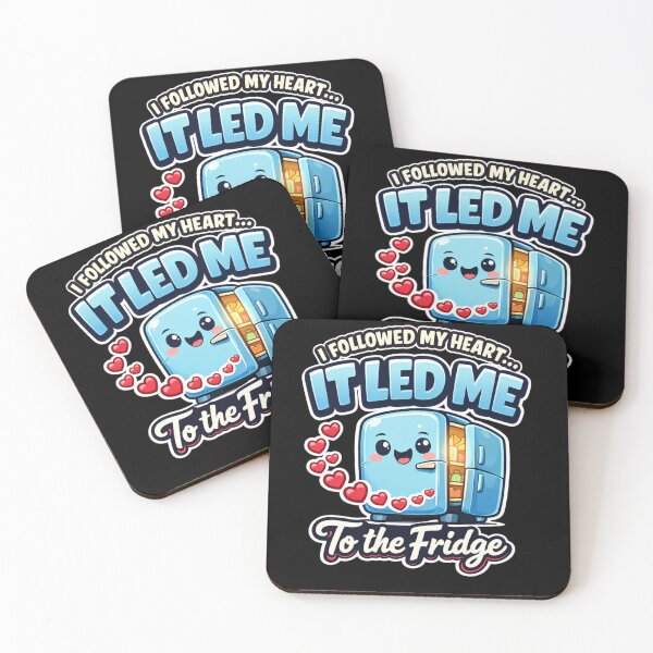 Item preview, I Followed My Heart It Led Me to the Fridge – Funny Food Lover Humor Design designed and sold by rushaib.