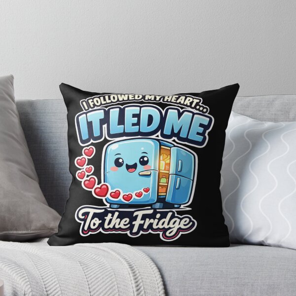 Item preview, I Followed My Heart It Led Me to the Fridge – Funny Food Lover Humor Design designed and sold by rushaib.