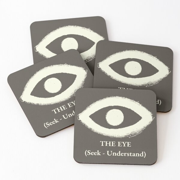 Item preview, EYE - Neolithic Cipher - SeeK and Understand - Minimalist T-Shirt - #2 designed and sold by Message from Earth.