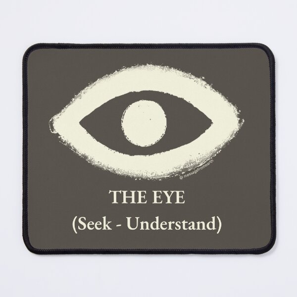 Item preview, EYE - Neolithic Cipher - SeeK and Understand - Minimalist T-Shirt - #2 designed and sold by Message from Earth.