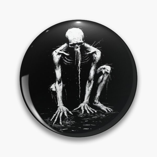 Item preview, Skeleton Vomit - Creepy Dark Horror Art (BLACK) designed and sold by MorbidDreams.
