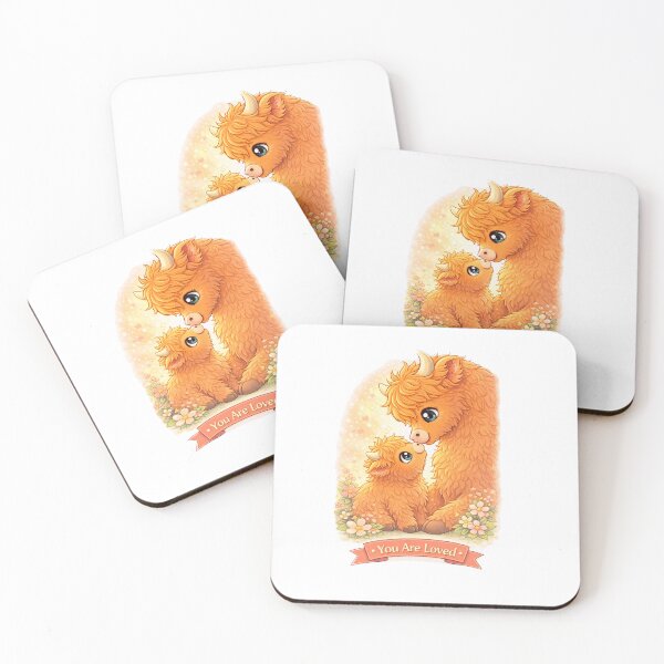Item preview, You Are Loved – Highland Cow designed and sold by Creative and Humorous Arts.