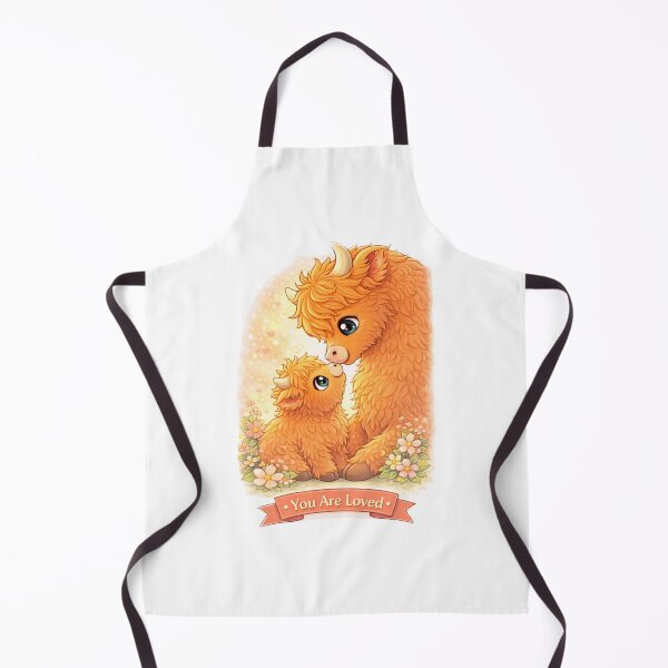 Item preview, You Are Loved – Highland Cow designed and sold by Creative and Humorous Arts.
