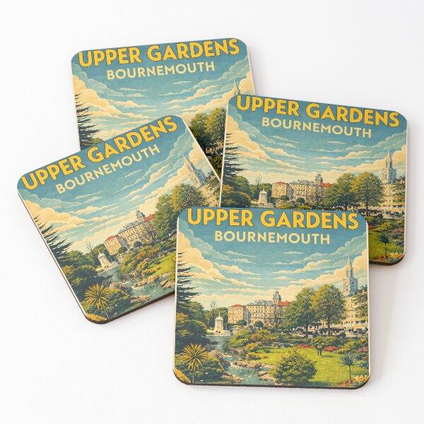 Item preview, The Upper Gardens In Bournemouth Circa 1960 designed and sold by The Deco Bureau.