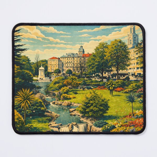 Item preview, The Upper Gardens In Bournemouth Circa 1960 designed and sold by The Deco Bureau.