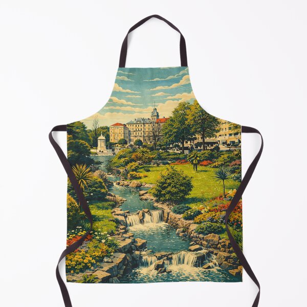 Item preview, The Upper Gardens In Bournemouth Circa 1960 designed and sold by The Deco Bureau.