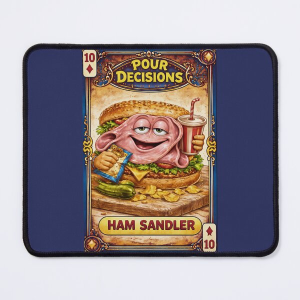 Item preview, Ham Sandler – Diamonds 10 | Pour Decisions Character Card designed and sold by A Sinister Sly.