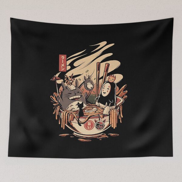 Item preview, Ramen Bowl Spirited Away Totoro Ghibli designed and sold by JTravisDesigns.
