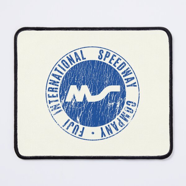 Item preview, Fuji International Speedway emblem 1960's -70's - aged, worn, blue print. designed and sold by retropetrol.