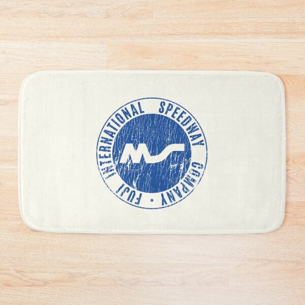 Item preview, Fuji International Speedway emblem 1960's -70's - aged, worn, blue print. designed and sold by retropetrol.