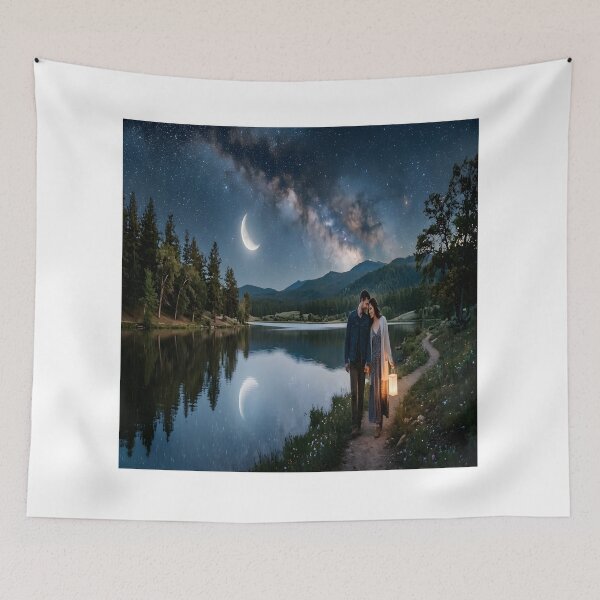 Item preview, Romantic Moonlight Walk Couple designed and sold by Jayara [Born To Reign].