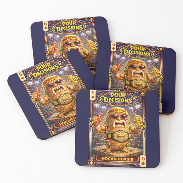 Item preview, Hogan Hoagie — Pour Decisions Collector Card Art designed and sold by A Sinister Sly.