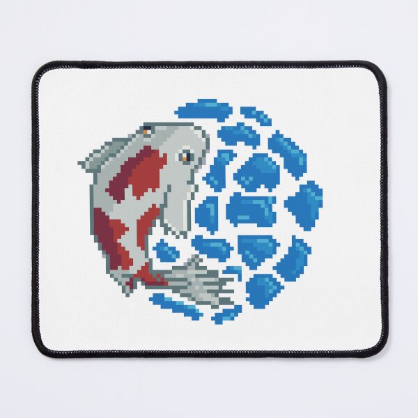 Item preview, Koi Fish Pixel Art designed and sold by Ekira Pop Pixel.