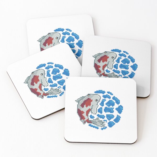 Item preview, Koi Fish Pixel Art designed and sold by Ekira Pop Pixel.