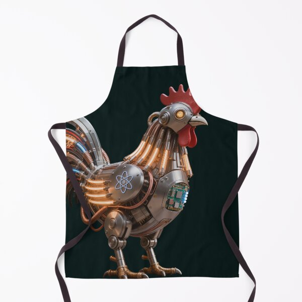 Item preview, Atompunk Mechanical Rooster Retro Sci-Fi Robot designed and sold by SynthRaccoon.