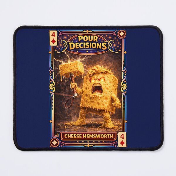 Item preview, Cheese Hemsworth — Pour Decisions Collector Card Art designed and sold by A Sinister Sly.