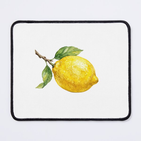 Item preview, hand painted yellow lemon - Watercolor Lemons designed and sold by SOUFIANE1991.