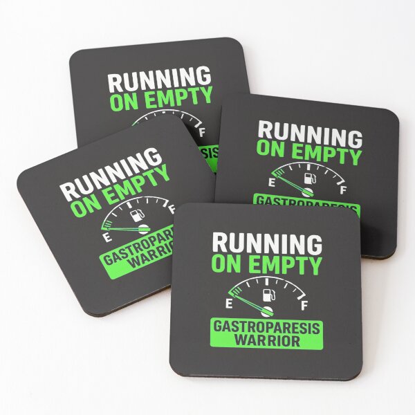 Item preview, Running On Empty Gastroparesis Warrior Awareness Fuel Gauge Design designed and sold by FormalDehyena.