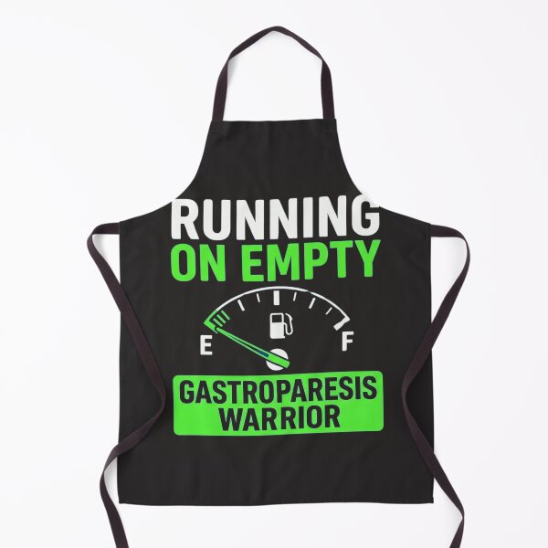 Item preview, Running On Empty Gastroparesis Warrior Awareness Fuel Gauge Design designed and sold by FormalDehyena.