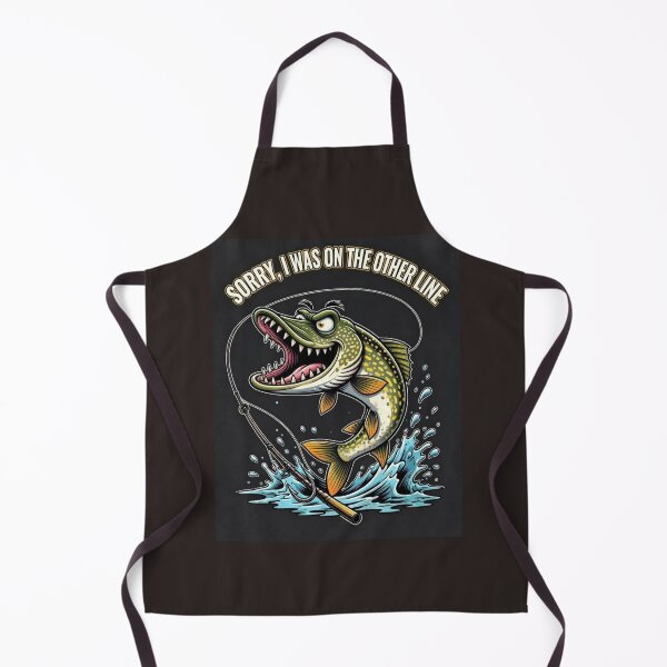 Item preview, Sorry, I Was On The Other Line - Funny Fishing Pike designed and sold by HALYNA070824.