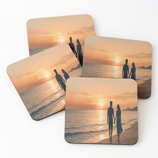 Item preview, Romantic Couple Holding Hands Sunset designed and sold by Jayara [Born To Reign].