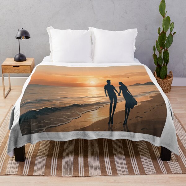 Item preview, Romantic Couple Holding Hands Sunset designed and sold by Jayara [Born To Reign].