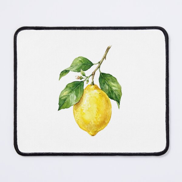 Item preview, hand painted yellow lemon - Watercolor Lemons designed and sold by SOUFIANE1991.