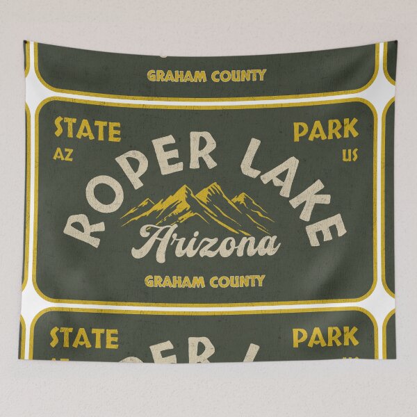 Item preview, Roper Lake State Park, Graham County, Arizona, badge design designed and sold by Wanderful-roads.