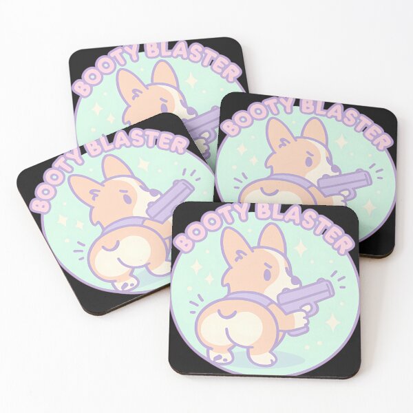 Item preview, Booty Blaster Pastel Corgi Cute Kawaii designed and sold by Ebaceh.