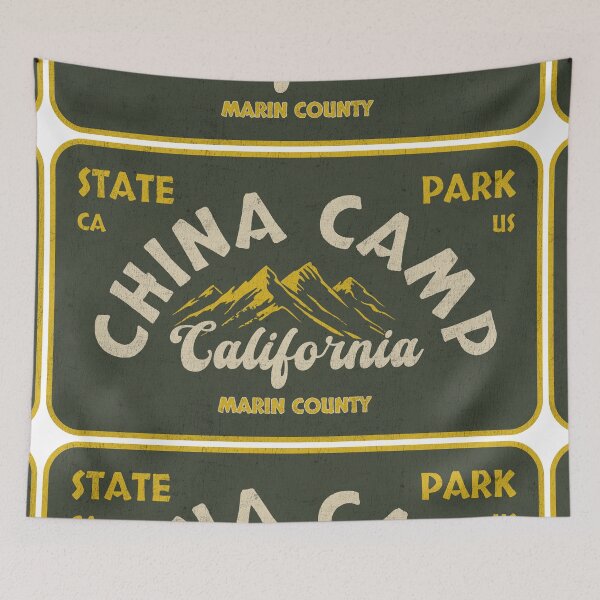 Item preview, China Camp State Park, Marin County, California, badge design designed and sold by Wanderful-roads.