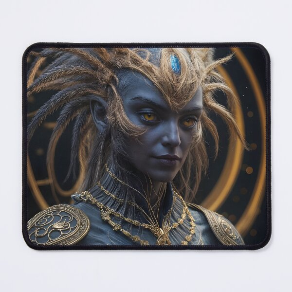 Item preview, The elegance of the alien race in golden armor designed and sold by KunstGeist.