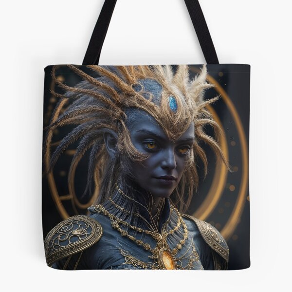 Item preview, The elegance of the alien race in golden armor designed and sold by KunstGeist.