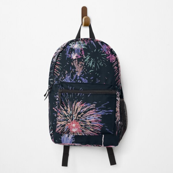 Item preview, Colorful Fireworks Exploding in Night Sky designed and sold by Arturo Daniel Garcia Palomo.