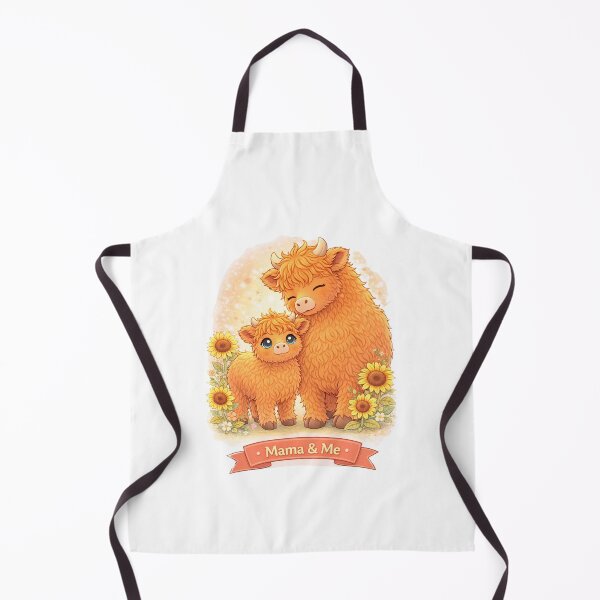 Item preview, Mama & Me – Highland Cow designed and sold by Creative and Humorous Arts.