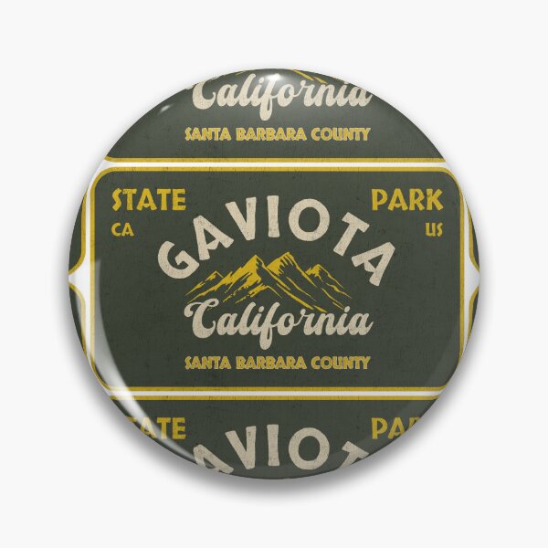 Item preview, Gaviota State Park, Santa Barbara County, California, badge design designed and sold by Wanderful-roads.