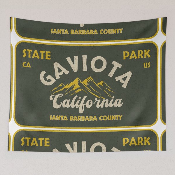 Item preview, Gaviota State Park, Santa Barbara County, California, badge design designed and sold by Wanderful-roads.