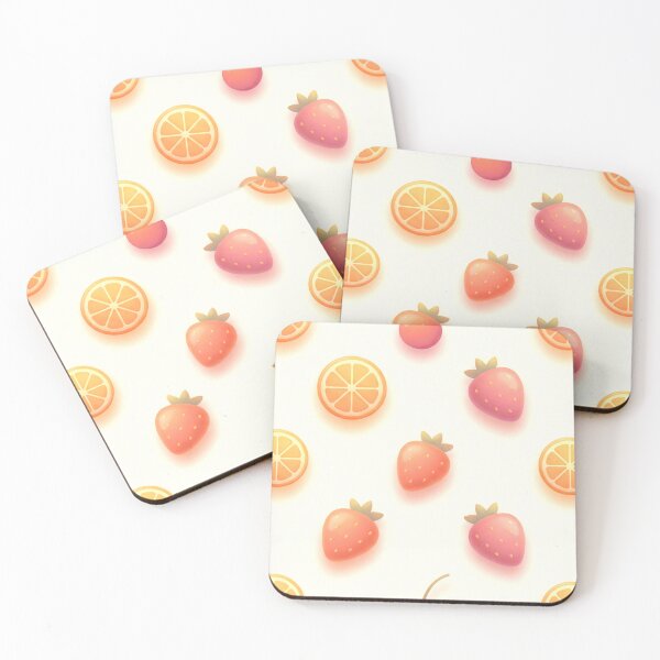 Item preview, A colorful pattern of fruit on a white background designed and sold by Creative88Art.