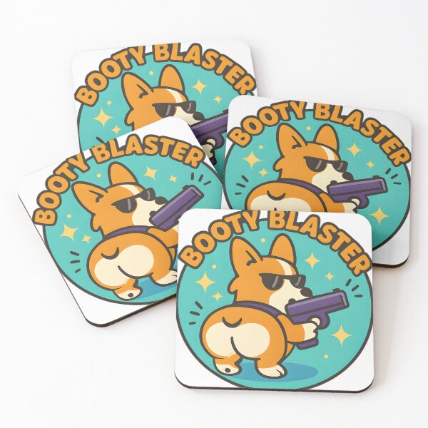Item preview, Booty Blaster Corgi Funny Kawaii Cartoon designed and sold by Ebaceh.