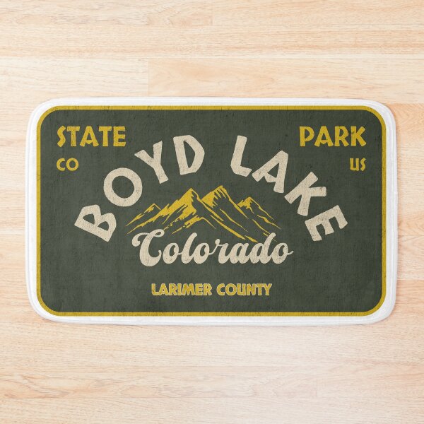 Item preview, Boyd Lake State Park, Larimer County, Colorado, badge design designed and sold by Wanderful-roads.