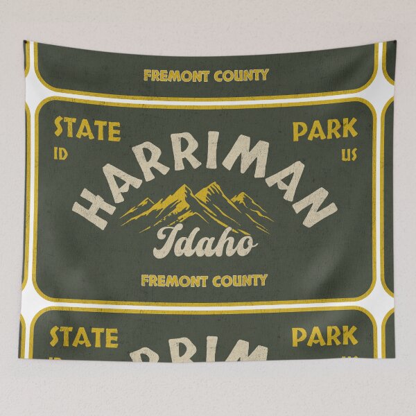 Item preview, Harriman State Park, Fremont County, Idaho, badge design designed and sold by Wanderful-roads.