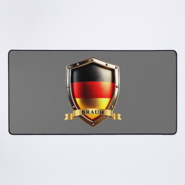 Item preview, Braun Germany Heraldic Name Shield designed and sold by Highlandkings.