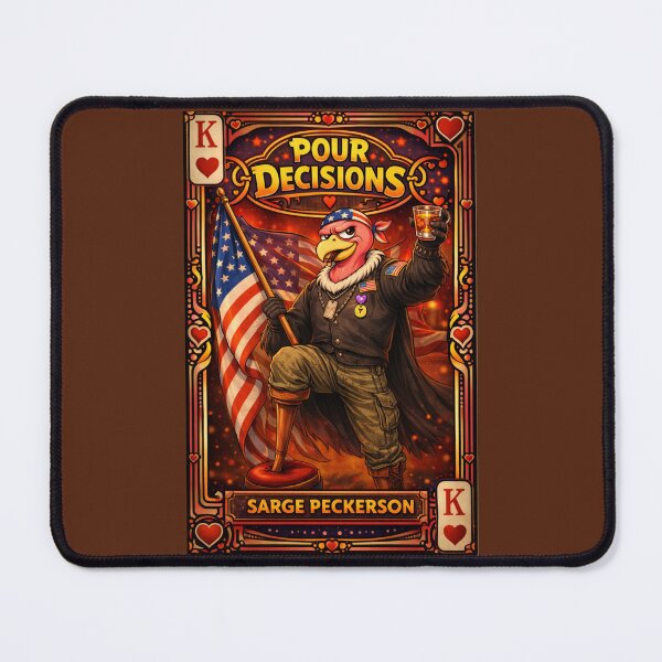 Item preview, Sarge Peckerson — Pour Decisions Collector Card Art designed and sold by A Sinister Sly.