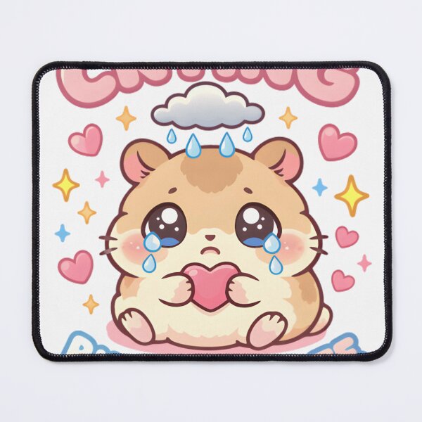 Item preview, Crying But Still Cute Sad Hamster designed and sold by Ebaceh.