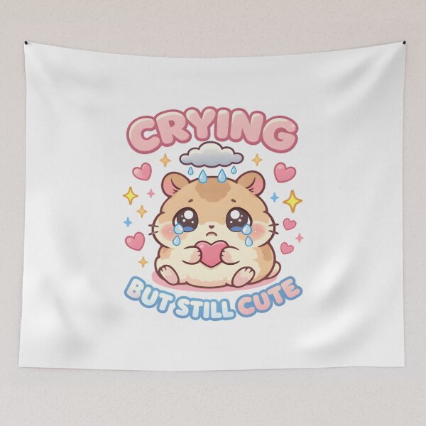 Item preview, Crying But Still Cute Sad Hamster designed and sold by Ebaceh.