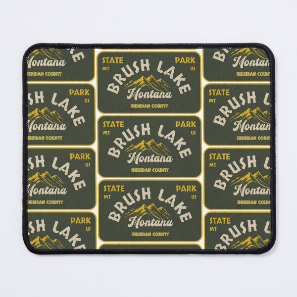 Item preview, Brush Lake State Park, Sheridan County, Montana, badge design designed and sold by Wanderful-roads.