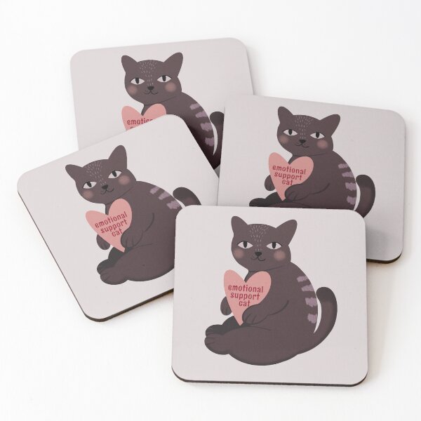 Item preview, Emotional Support Cat designed and sold by ellealsopaints.