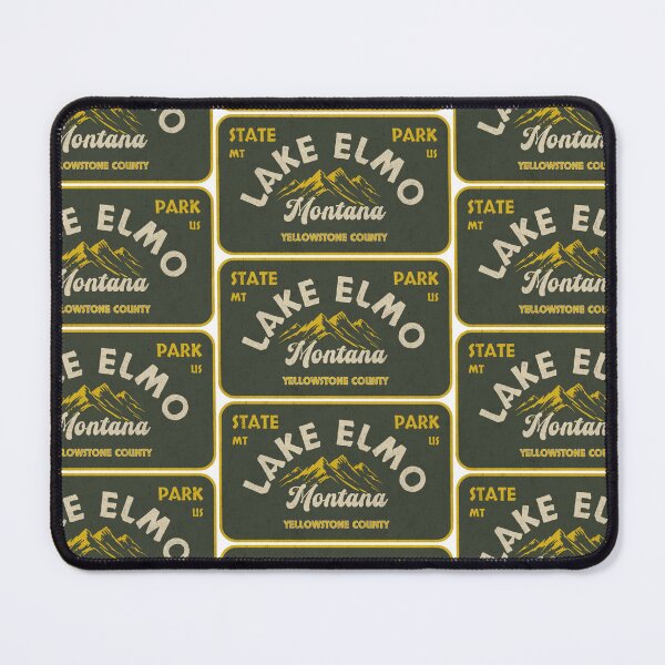 Item preview, Lake Elmo State Park, Yellowstone County, Montana, badge design designed and sold by Wanderful-roads.