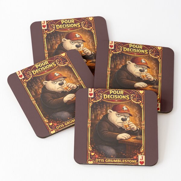 Item preview, Otis Grumblestone — Pour Decisions Collector Card Art designed and sold by A Sinister Sly.