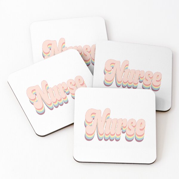 Item preview, Retro Nurse Rainbow Typography – Cute Nurse Gift – Vintage Groovy Nurse Aesthetic Design designed and sold by Marty Party .